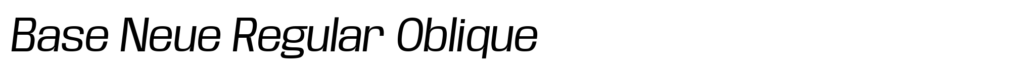 Base Neue Regular Oblique image